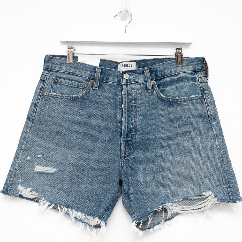 Agolde. Parker Long Short with cuff. New!